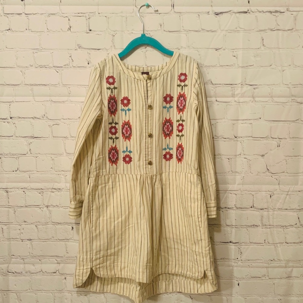Tea brand long Sleeve Tunic Dress Size 6